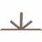 Ekena Millwork Saratoga Smooth Timber Gable Bracket, Douglas Fir, 96"W x 56"H x 1 1/2"D x 5 1/2"F, 14/12 Pitch GBW096X56X0206SAR00SDF - alternate 5